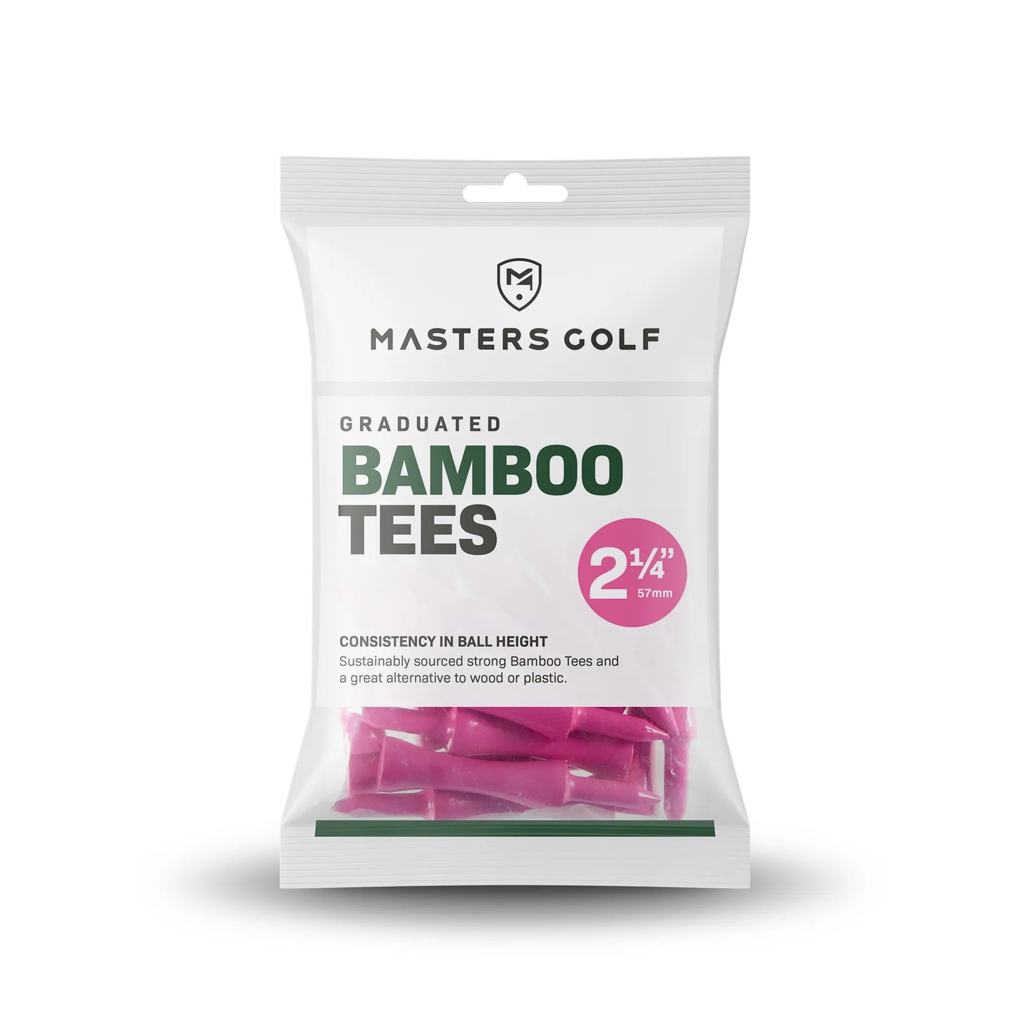 Masters Bamboo Graduated Tees - Pink