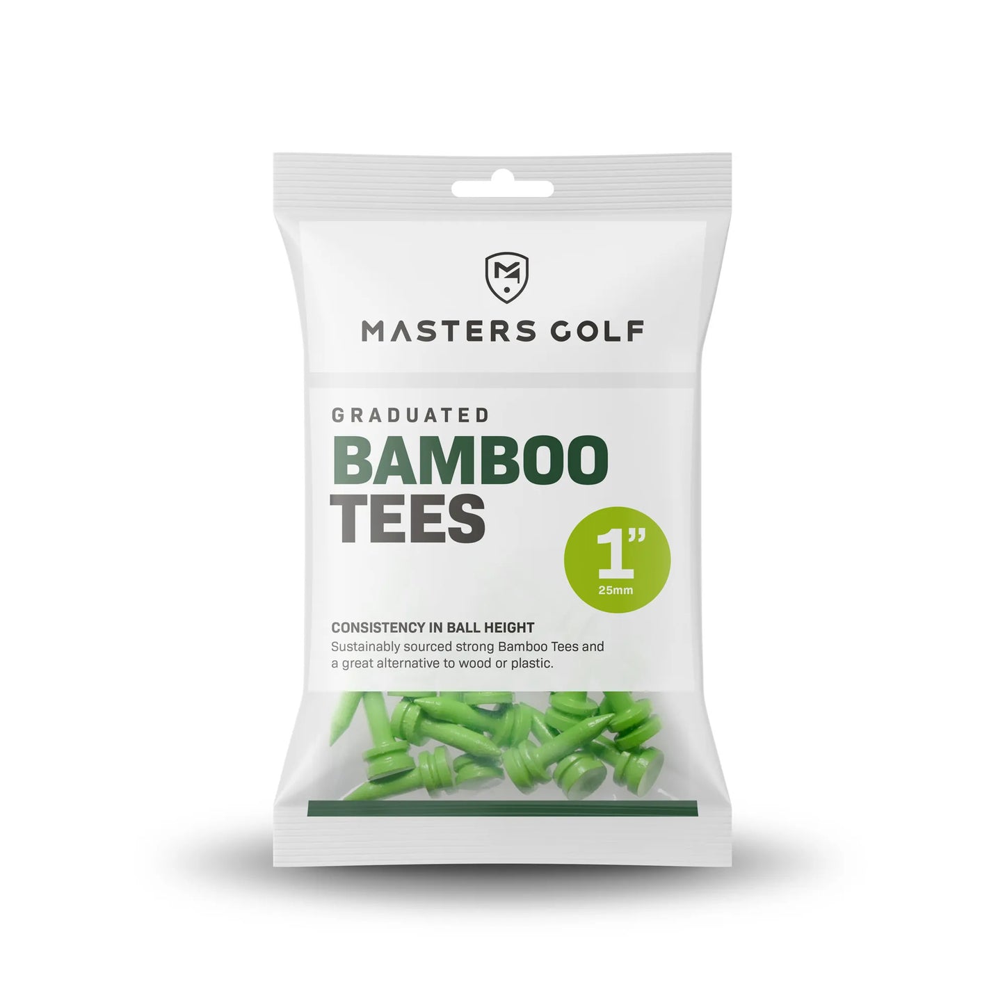 Masters Bamboo Graduated Tees - Lime